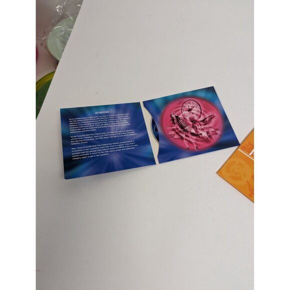 Hasbro 2005 Trivial Pursuit DVD Pop Culture 2 Game Replacement Set of 2 DVDs - Picture 2 of 4